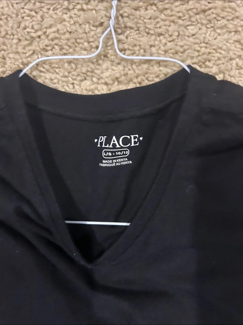 The Childrens Place solid black